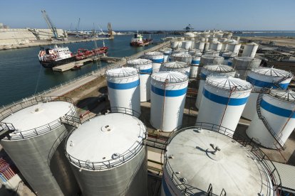 Imatge de les instal·lacions del Port de Tarragona.