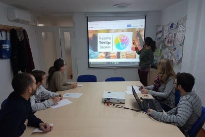 Imagen de las jornadas de trabajo preparatorias del proyecto que tienen lugar en Reus.