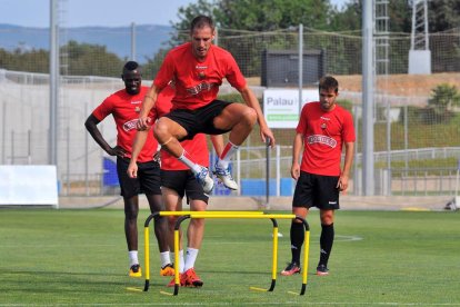 Querol, durante un entrenamiento.