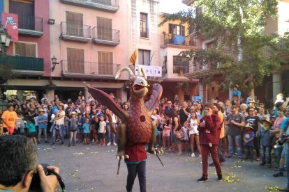 La Farnaqueta en la seva presentació durant la Nit del Foc.