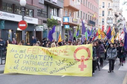 Imagen de archivo de una manifestación realizada para el Día Internacional de la Mujer.