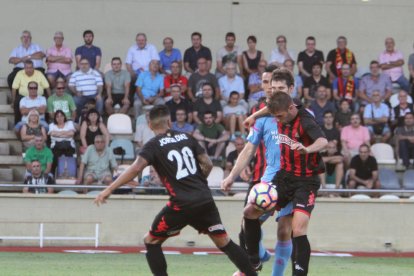 Carbia, durante un partido en el Estadio.