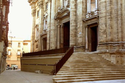 Entrada de la Catedral de Tortosa