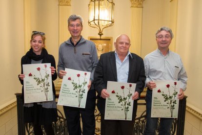 Presentación de la 70ª edición del Concurs Nacional de Roses, ayer en el Centre de Lectura.