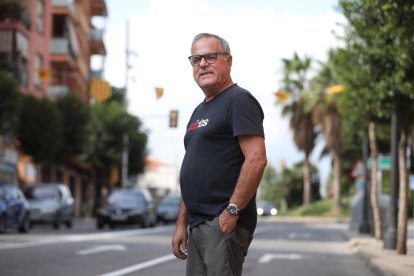 Pere Calvet, president de l'Associació de Veïns Tarraco, aquest passat cap de setmana.