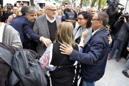 Marta Rovira, aquest dijous, al davant del Tribunal Suprem.