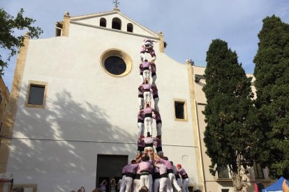 3de9f de la Colla Jove de Tarragona a la plaça del Rei