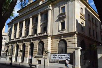 Imatge de la façana de l'edifici del Banc d'Espanya