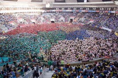 Imagen de archivo de los grupos en la Tarraco Arena Plaça, en el concurso del 2014.