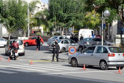 Imatge d'arxiu d'un agent de la Guàrdia Urbana.