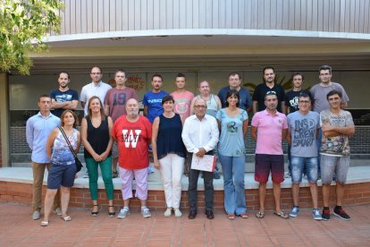 Els participants del curs de gestió d'instal·lacions esportives.