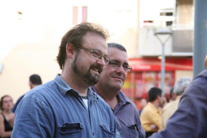 Xavier Bailach, cap de colla y Lluís Montfort, presidente.