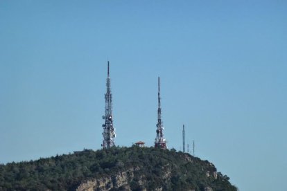 Antenas de telecomunicaciones de la Mussara.