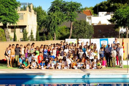 Imatge dels participants a la celebració esportiva.