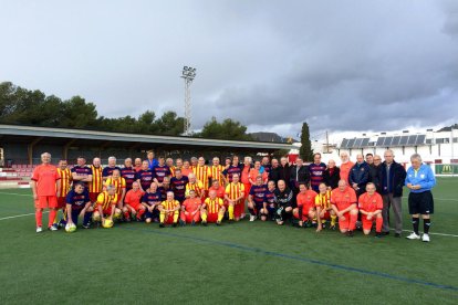 L'Estadi Municipal de Roda de Barà és un dels que no està afectat pel cautxú reciclat.