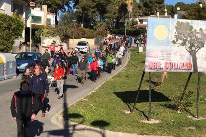 Un nodrit grup de persones ja va protagonitzar una caminada reivindicativa el passat 15 de gener.