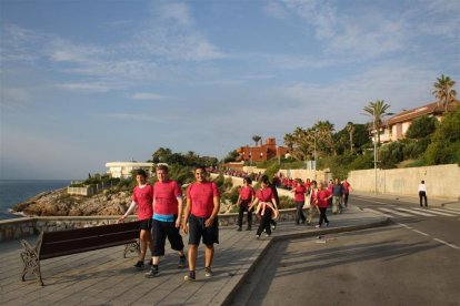 Imatge de la darrera edició de la caminada solidària de La Muntanyeta.