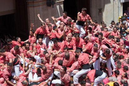 Celebració dels castellers de la Colla Vella.