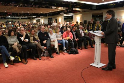 Lacte de Junts per Catalunya a Brussel·les.