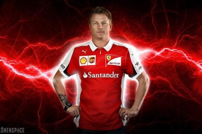 El piloto de la Scuderia Ferrari Kimi Raïkkönen.