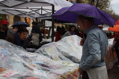 Un final húmedo pone punto y final a la festividad de Sant Jordi