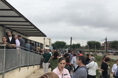 La Escuela el Antina, esta mañana.