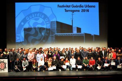 L'acte de celebració de l'aniversari del cos policial.