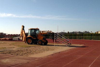 Comencen les obres de reforma de l'estadi d'atletisme de Campclar