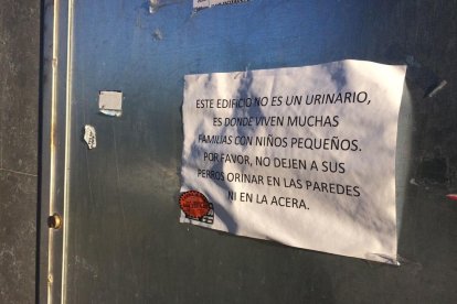 El mensaje del cartel.