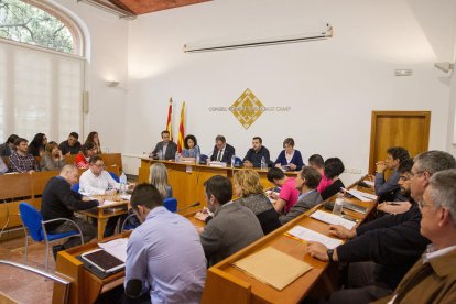 Una imatge d'arxiu del ple del Consell Comarcal del Baix Camp.