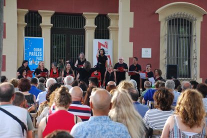 Imatge dels actes de cloenda dels cursos de català al CNL.