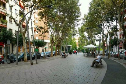 Imatge del passeig Prim de Reus.