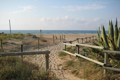 Platja de l'Espai Natural del Muntanyans.