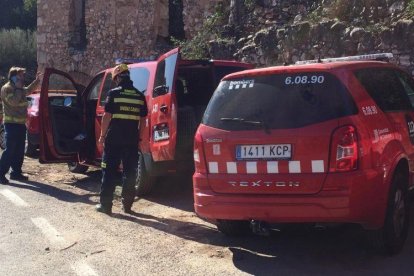 Los bomberos de Zaragoza desplazados a Cataluña por las tareas de búsqueda.