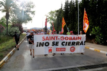 Imagen de archivo de la protesta de trabajadores del pasado fin de semana.