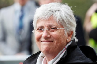 La consellera destituïda, Clara Ponsetí,