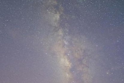 Pluja d'estrelles 'Eta Aquàridas', procedent del cometa Halley, al Barranco de Ajuy municipi de Pájara (Fuerteventura).