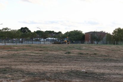 La maquinària intervé al solar des de finals d'octubre i hi farà feines durant un total de cinc mesos.