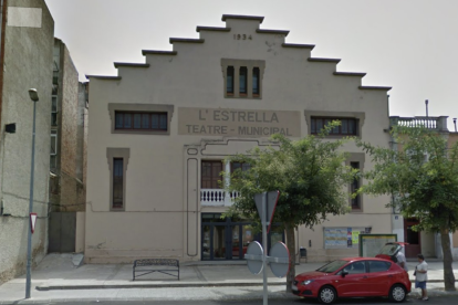 Imatge del Teatre Municipal l'Estrella on es reobrirà el cinema 15 anys després.