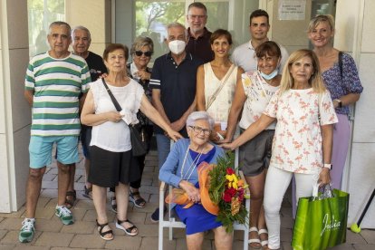 L'alcalde de Tarragona li ha rendit homrenatge.