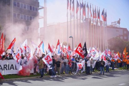 Imagen de la concentración en Madrid.