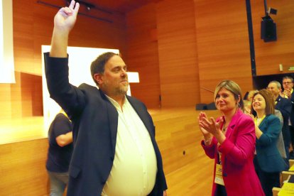 Oriol Junqueras en Reus.