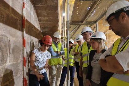 La presidenta de la Diputació de Tarragona, Noemí Llauradó, ha visitat l'estat de les obres.