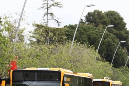 Una imagen de archivo de autobuses de Reus Transport.