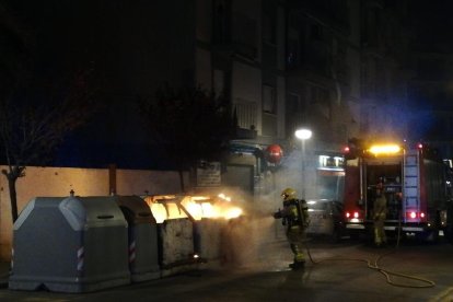 Imatge dels Bombers durant l'actuació.