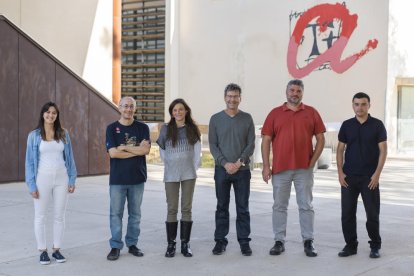 Imatge de l'equip d'investigadors del Centre en Canvi Climàtic C3 de la URV.