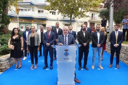 L'acte s'ha celebrat a la plça de l'Onze de Setembre.