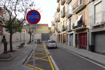 La zona reserva s'ha fet als carrer de Doctor Robert i d'Alt de Sant Pere.