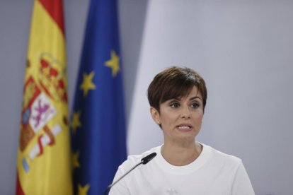 Imatge de la portaveu del govern, Isabel Rodríguez.