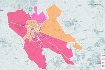 Imagen de los resultados electorales en Reus